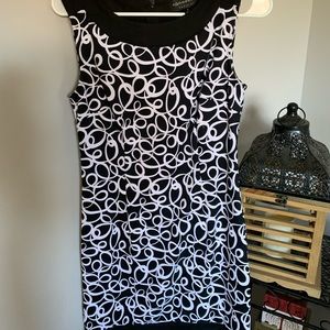 Black and white dress